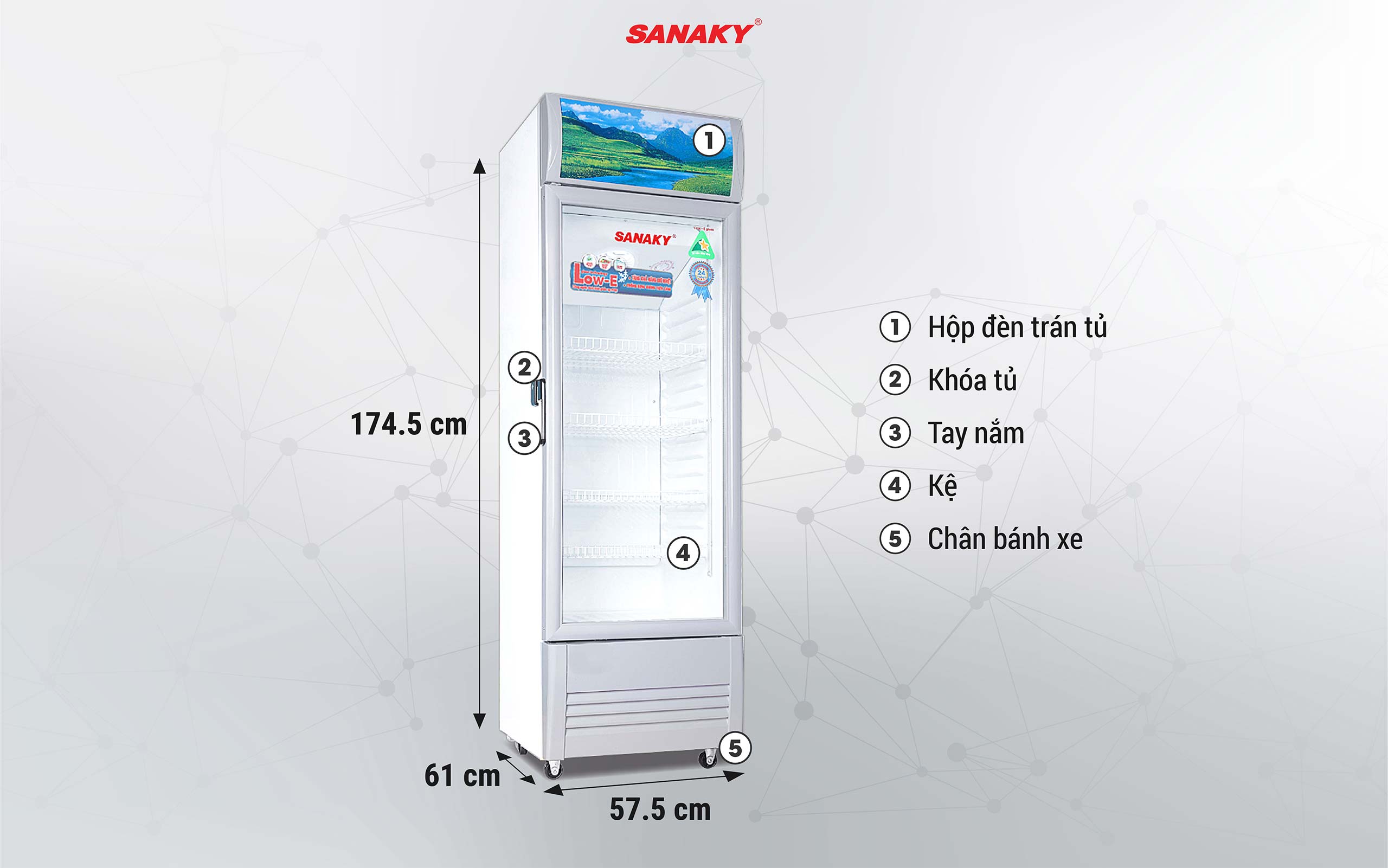 Tủ Mát Sanaky VH-308KL