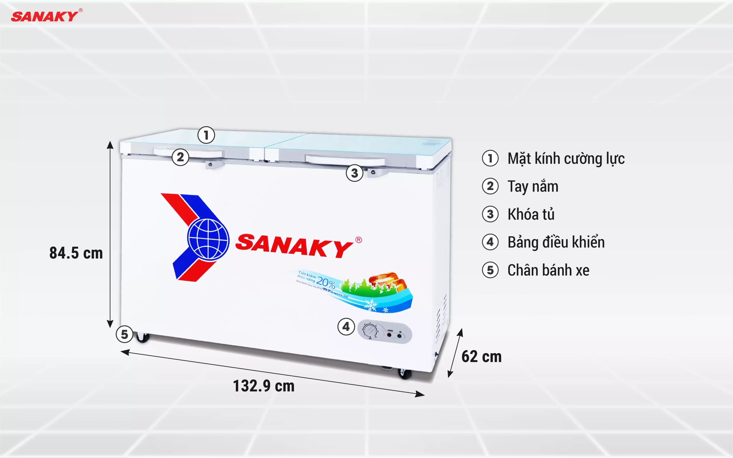Tủ Đông Sanaky VH-4099A2KD